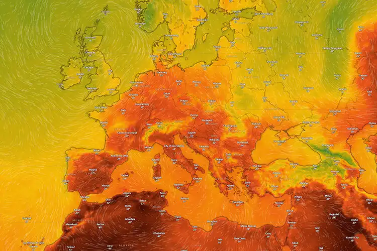 研究发现欧洲极端高温增加了十倍