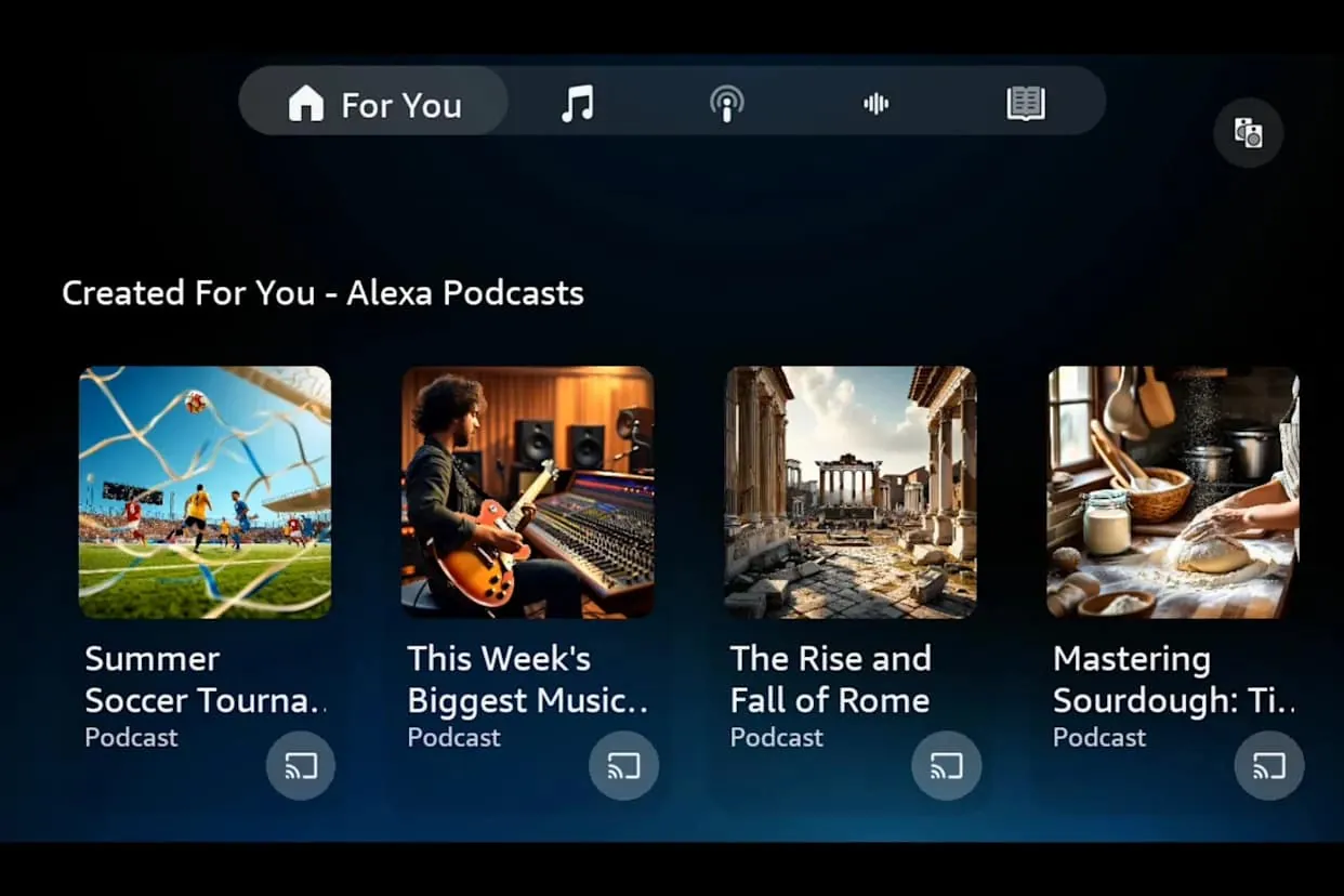 亚马逊Alexa Plus现可按需生成AI播客