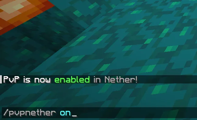 Nether PvP Enabled