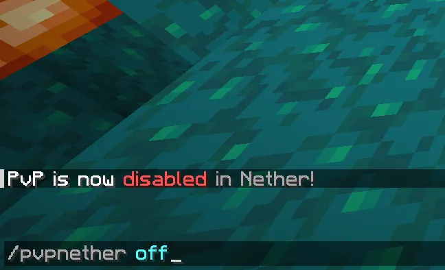 Nether PvP Disabled