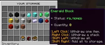 Storage GUI