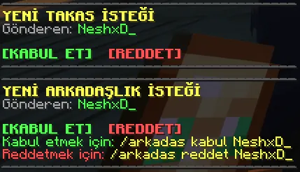 Friend and Trade Request
