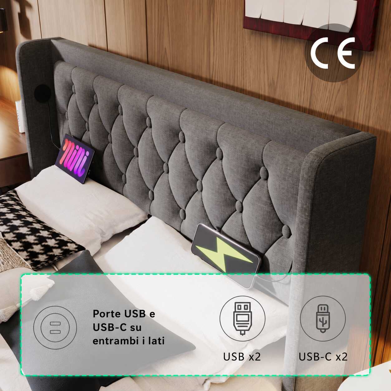 USB e USB-C alla testiera